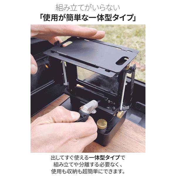 INEAST ミニアイロンストーブ オイルランプストーブ 暖炉 調理