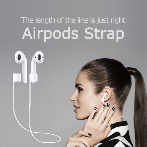 Airpods Strap ネックストラップ イヤーフック Apple 首かけ シリコン製 落下防止 滑り止め スポーツ 通勤 通学 音楽 イヤホン アクセサリー ネコポス V1614 Vania Store 通販 Yahoo ショッピング