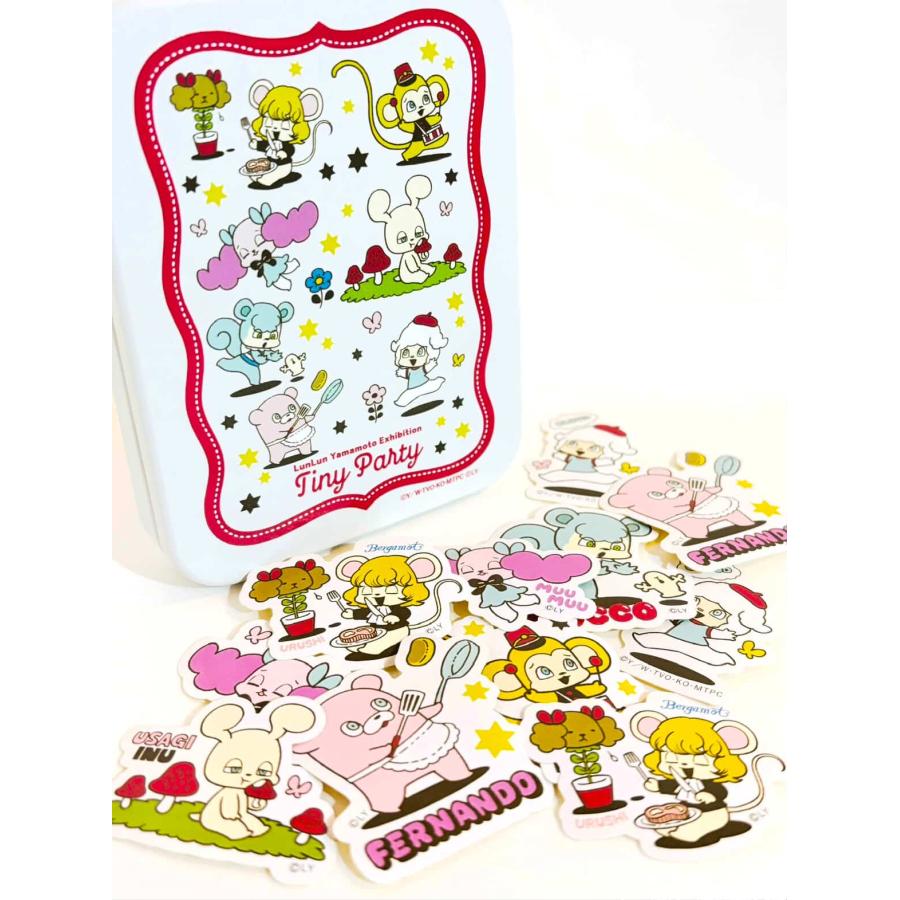 山本ルンルン 描き下ろし缶入りフレークシール : ヴァニラ画廊ウェブ