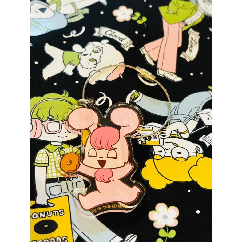 山本ルンルン アクキー付キャンバストートバッグ（マシュマロ通信