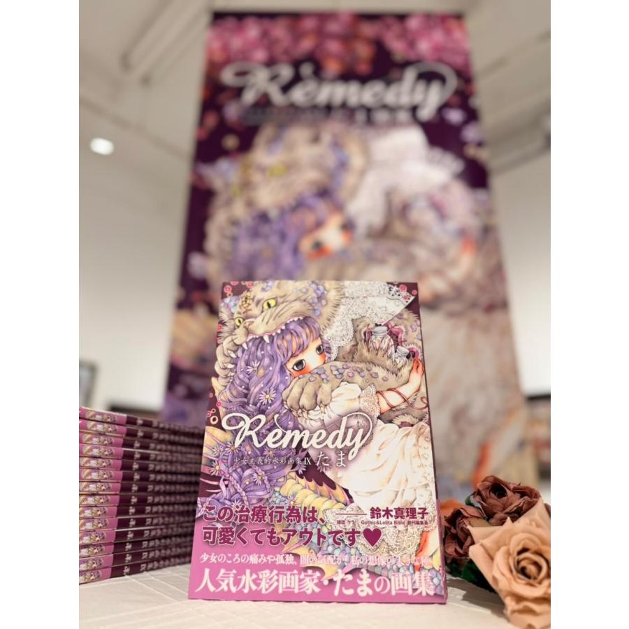希少画集　カミーユ・ローズ・ガルシア　アートブック　写真集 たま 『Remedy〜少女主義的水彩画集IX』 【サイン入り】 : ヴァニラ