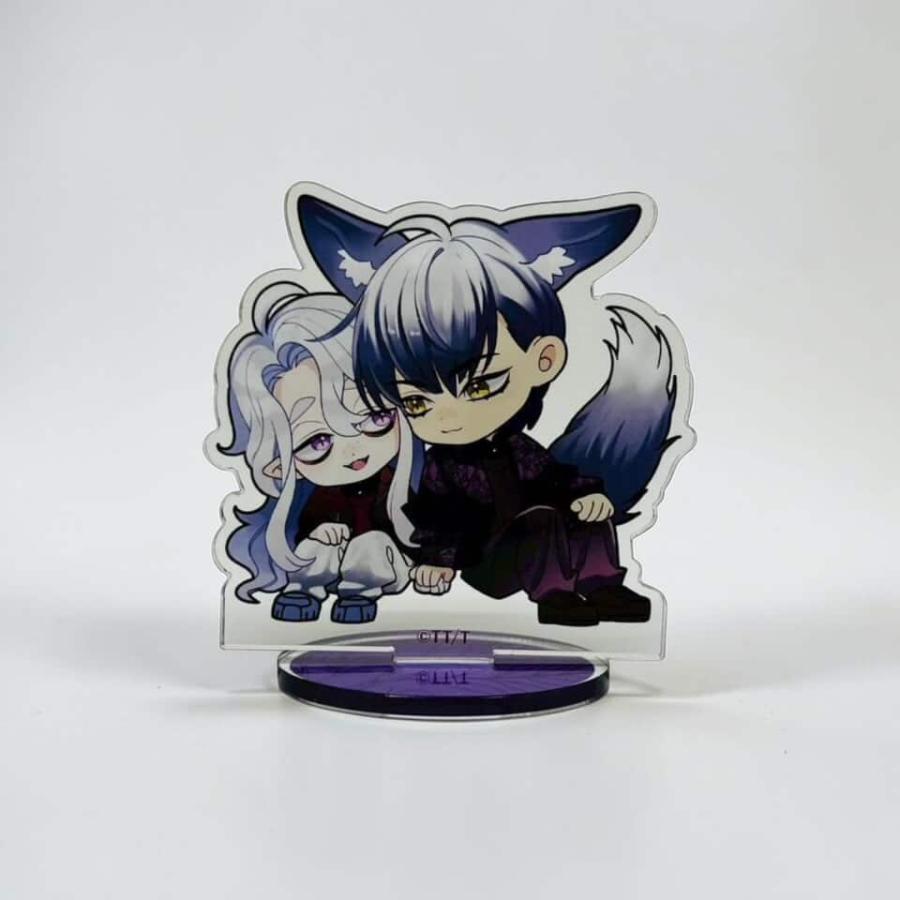 蔓沢つた子 個展描き下ろし ミニキャラアクスタ : ヴァニラ画廊ウェブ