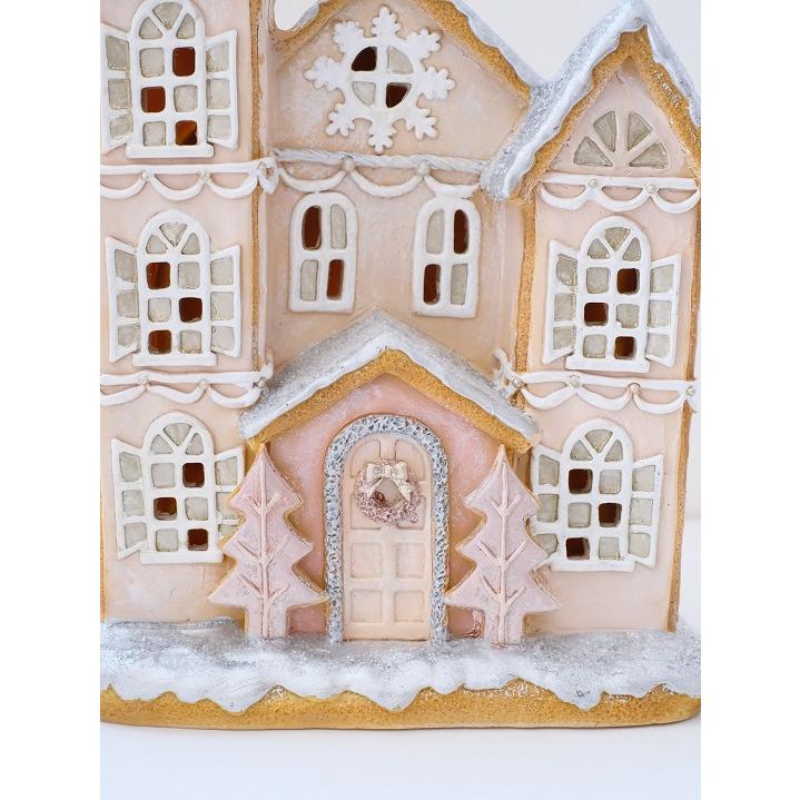 LEDジンジャーブレッドハウスス ノーフレイク ライト イルミネーション