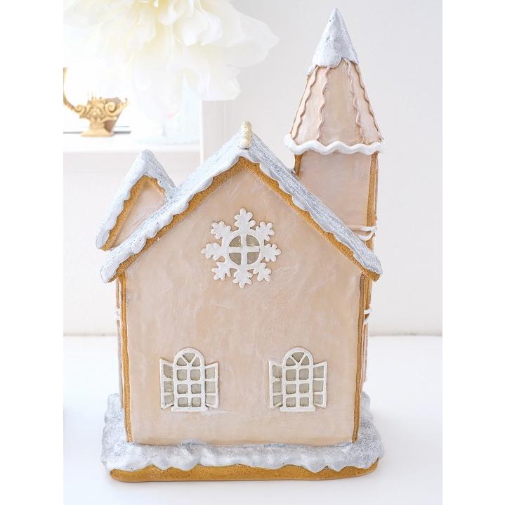 LEDジンジャーブレッドハウスス ノーフレイク ライト イルミネーション