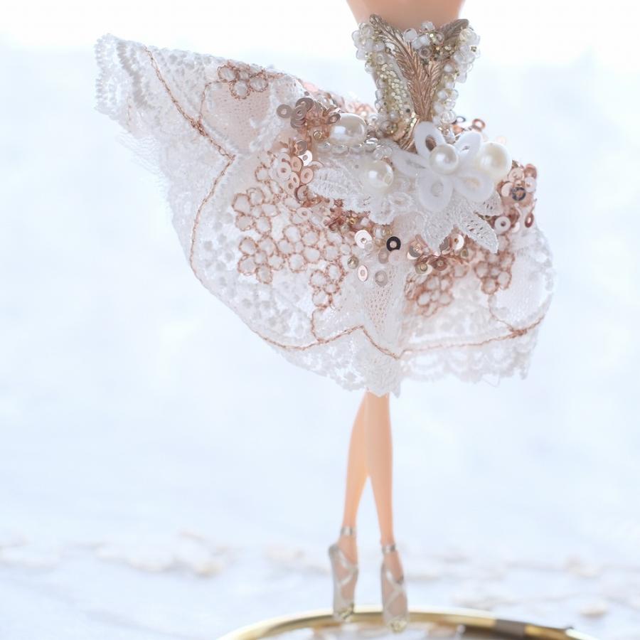 バレリーナオーナメント ホワイト クリスマスバレエおしゃれかわいい