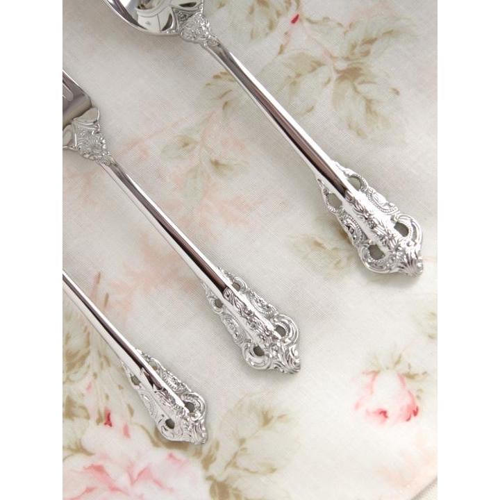 Shop ＣＵＴＥです‼️オールドカントリーローズ スプーン カトラリー 未使用 ロイヤルアルバート オールドカントリーローズ スプーン 4本