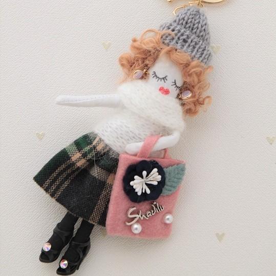 ドールキーホルダー ニット帽gr ギフト プレゼント 手作り ハンドメイド チェック パール お人形 バックチャーム Doll 人気 Kh Gr Vanilla Rose 通販 Yahoo ショッピング