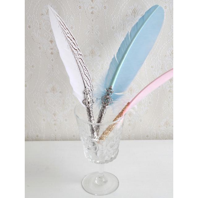 フェザーペン用 詰め替えレフィル 羽根ペン羽ペンステーショナリー文具かわいいショップ結婚式受付ギフトプレゼント 5904 Vanilla Rose 通販 Yahoo ショッピング