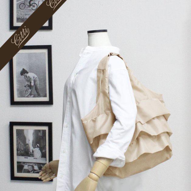 チッティ3段フリルバッグ日本製トートサブギフ トオケージョン入学式  