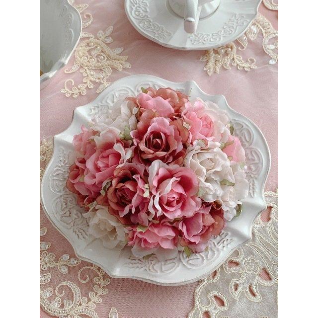 ローズブーケ・ピンクミックス 薔薇 イミテーションフラワー 造花