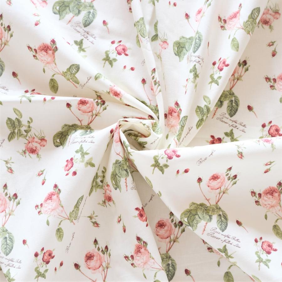 生地 ルドゥーテローズ ミニローズ 薔薇柄 ローズ柄 薔薇雑貨 ハンドメイド 手芸 手作り F006 Vanilla Rose 通販 Yahoo ショッピング