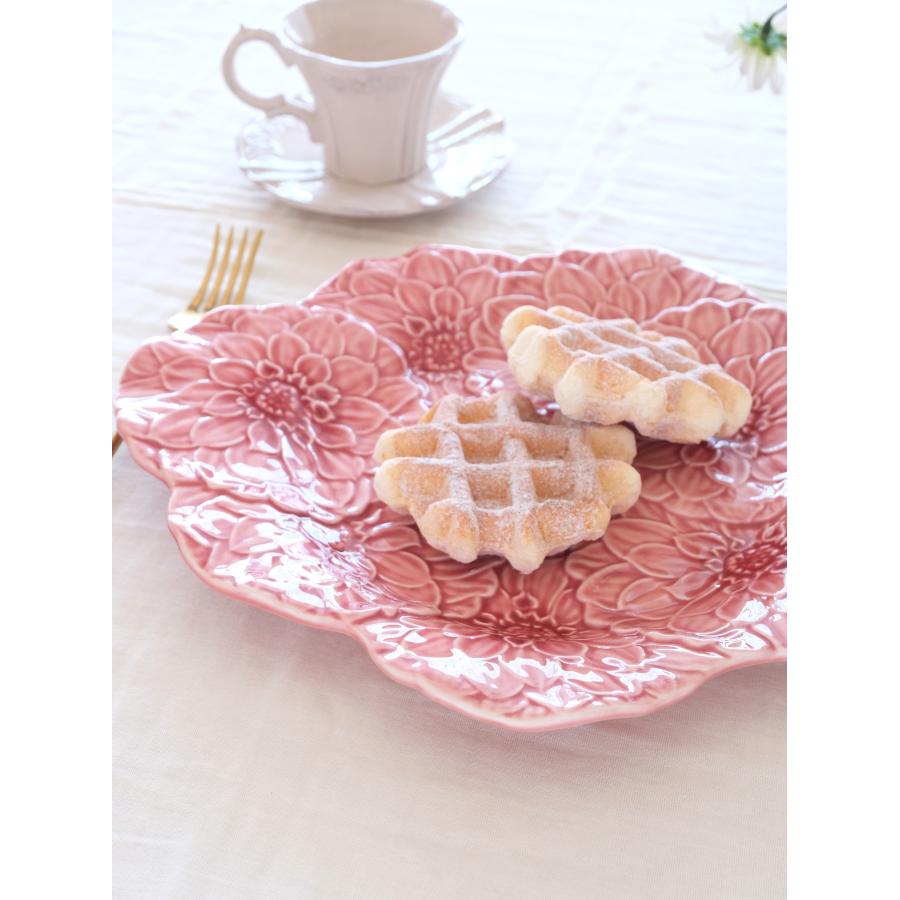 皿 おしゃれ プレート ピンク 食器 BORDALLO PINHEIRO(ボルダロ