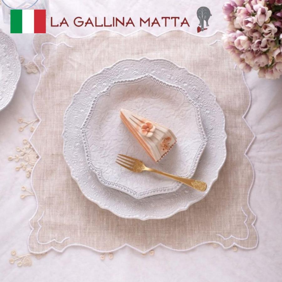 LA GALLINA MATTA ティーマット パウダーローズ 3枚セット LA GALLINA