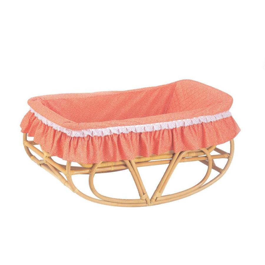 開店記念セール 今枝ラタン 籐 ヨーラン ゆりかご フリル付 51nf 激安商品