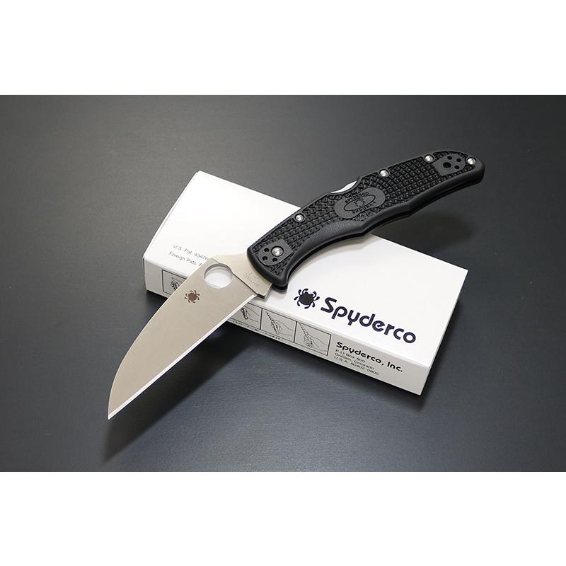 アウトドアナイフ 日本製 C10FPWCBK Spyderco エンデューラ ウォーンクリフ 直刃 釣り 魚 フィッシング アウトドア サバイバルナイフ_1