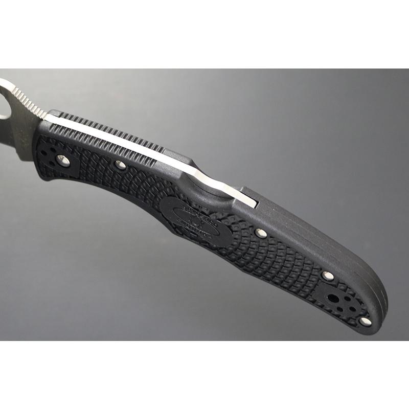 アウトドアナイフ 日本製 C10FPWCBK Spyderco エンデューラ ウォーンクリフ 直刃 釣り 魚 フィッシング アウトドア サバイバルナイフ_4