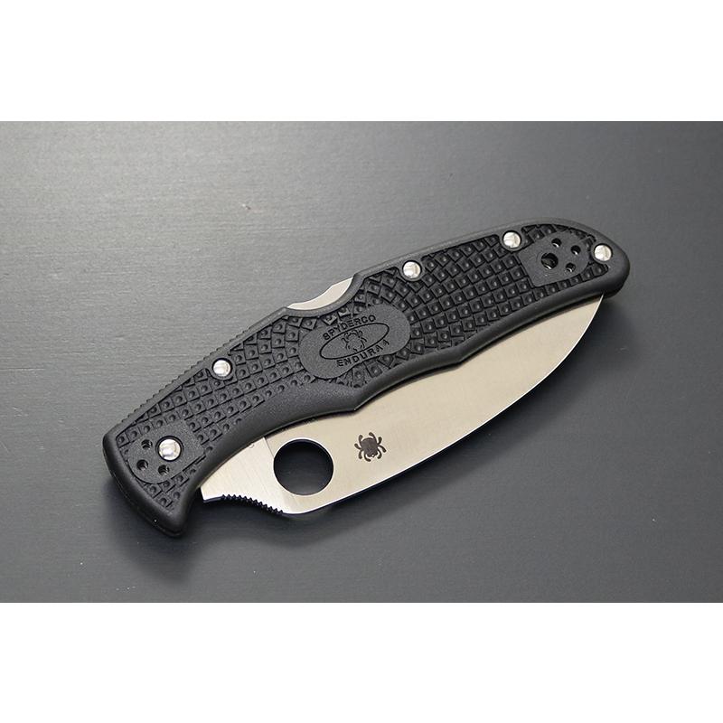 アウトドアナイフ 日本製 C10FPWCBK Spyderco エンデューラ ウォーンクリフ 直刃 釣り 魚 フィッシング アウトドア サバイバルナイフ_5