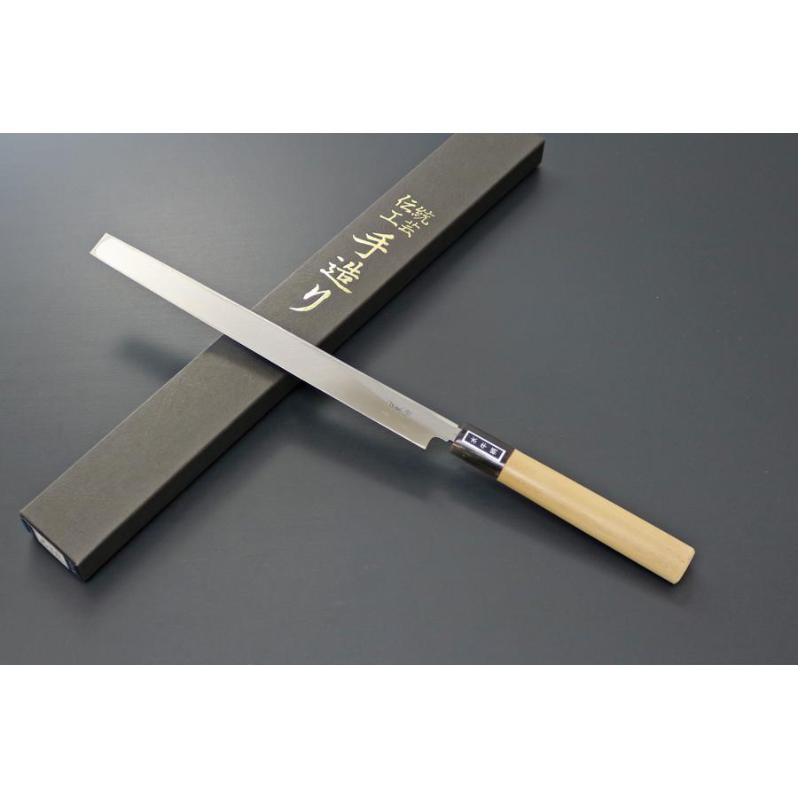 G-14 関兼常 本匠 兼正 Gシリーズ 霞研 水牛口付 朴柄 和包丁 蛸引