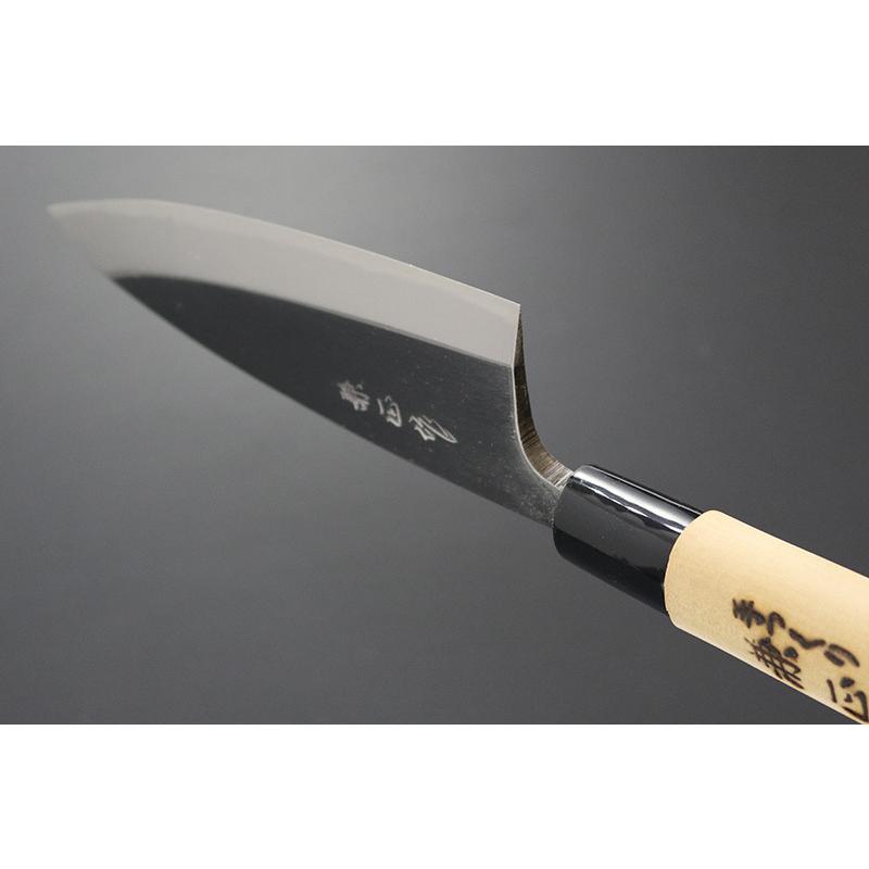 包丁 日本製 KC-543 関兼常 兼正作 PC口付 和包丁 本出刃 朴柄 150mm 本通し 魚 鳥 北正の画像
