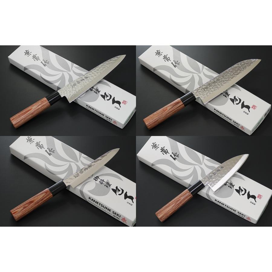 包丁 日本製 KC-951 牛刀 + KC-952 三徳 KC-954 ペティ+ KC-956 小出刃
