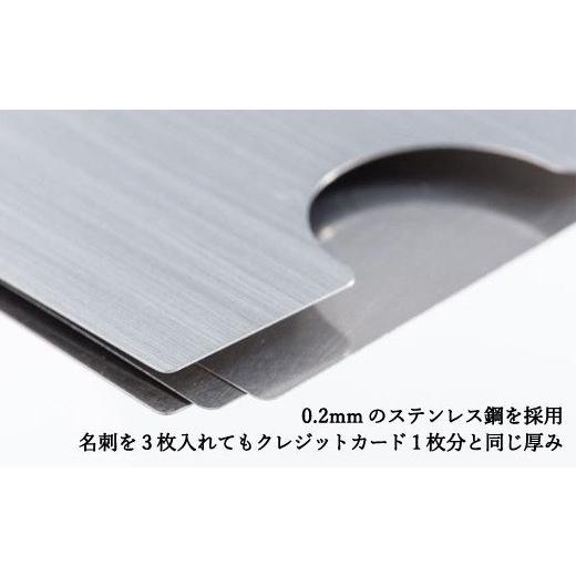 名刺入れ 薄型 金属 メンズ名刺入れ KEEP SMART キープスマート カードケース ステンレス ミニマリスト コンパクト 軽量 ビジネス |  | 01