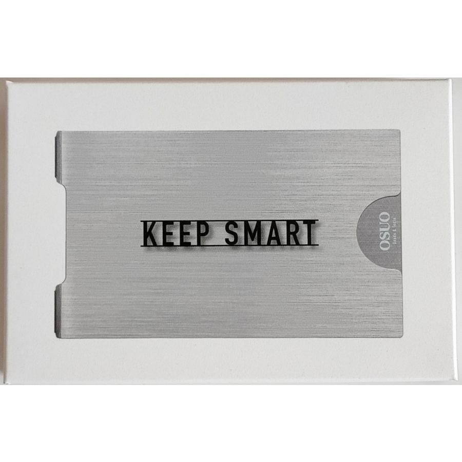名刺入れ 薄型 金属 メンズ名刺入れ KEEP SMART キープスマート カードケース ステンレス ミニマリスト コンパクト 軽量 ビジネス |  | 06