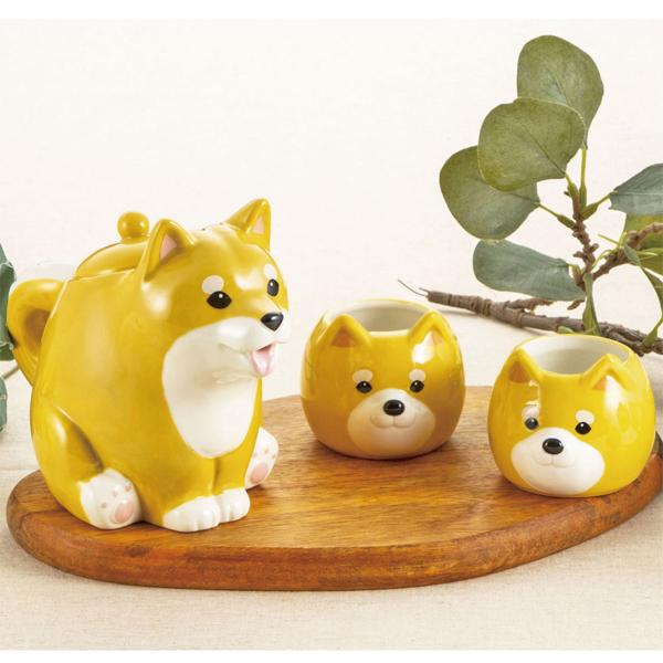 サンアート 親子ティーセット | カエル シマエナガ パンダ 柴犬