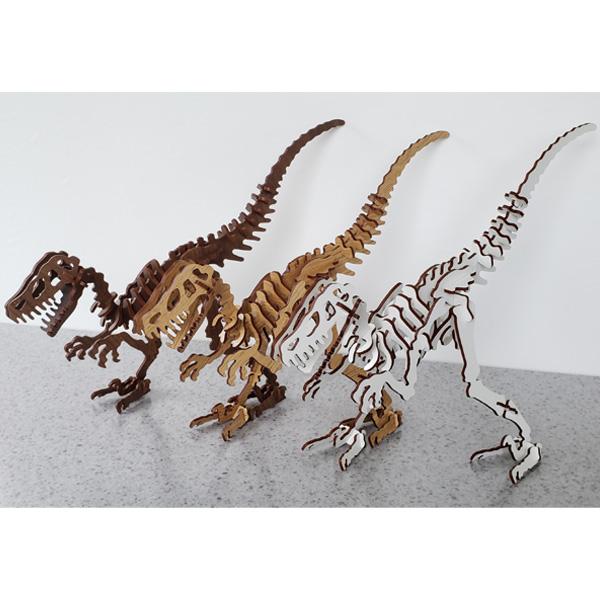 恐竜 模型 3D ウッドパズル ダイナソー パズル 手作りキット ティラノサウルス 模型 3D | 木 ウッドパズル ダイナソー パズル