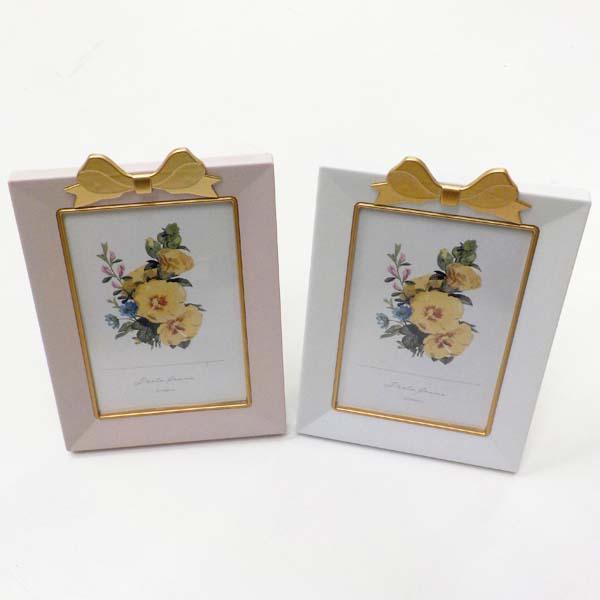 フォトフレーム ゴールドリボン L判 | 写真サイズ 127×89mm 記念写真