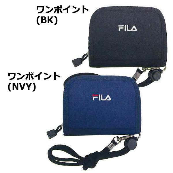 FILA 2つ折り財布 RFウォレット | 財布 さいふ 二つ折り フィラ カード入れ ネックストラップ マジックテープ ラウンド型ファスナー 小銭入れ 2300｜vanitystudioremix｜08