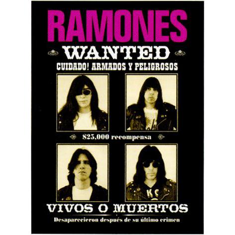 ラモーンズ ポスター 《RAMONES》 ウォンテッド パンク ロック