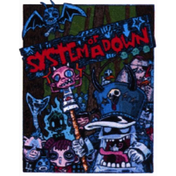 システムオブアダウン ポスター 《SYSTEM OF A DOWN》 アニメーション
