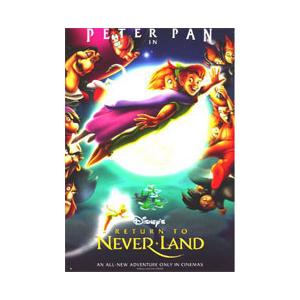 ピーターパン ポスター PETER PAN RETURN TO NEVERLAND Lサイズ