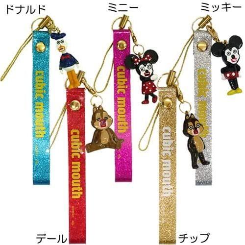 メール便送料無料 キュービックマウス ディズニー ストラップ キーホルダー マスコットチャームつきラメラメベルト携帯ストラップ キャラクター グッズ バニティスタジオ キャラクター 通販 Yahoo ショッピング