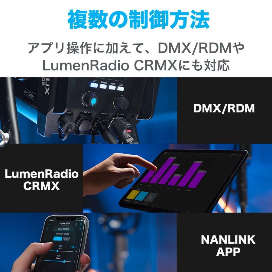 NANLUX Evoke 900C LED RGBLAC 撮影用 LEDライト NANLUX Evoke 900C LED RGBLAC スポットライト (キャリーケース