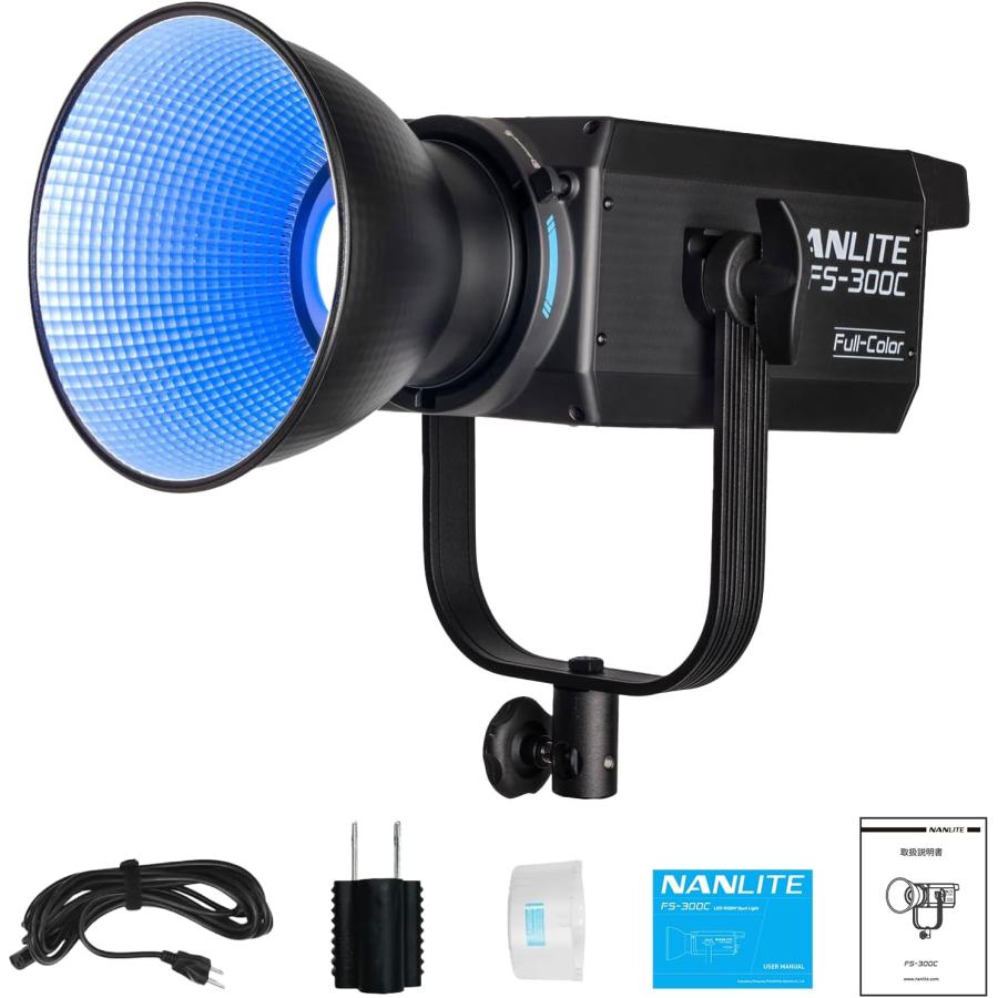 NANLITE FS-300C LEDスポットライト　国内正規品 NANLITE FS-300C ソフトボックスセット 撮影用ライト LED