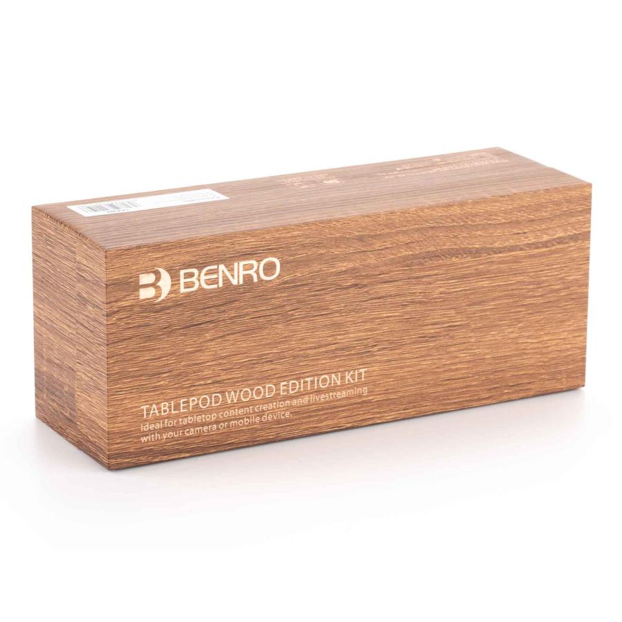 BENRO TPKWE テーブルポッド三脚 ウッドエディション 耐荷重3kg 最大脚17.5mm ボール雲台 アルカスイス互換 国内正規品 爆買_6