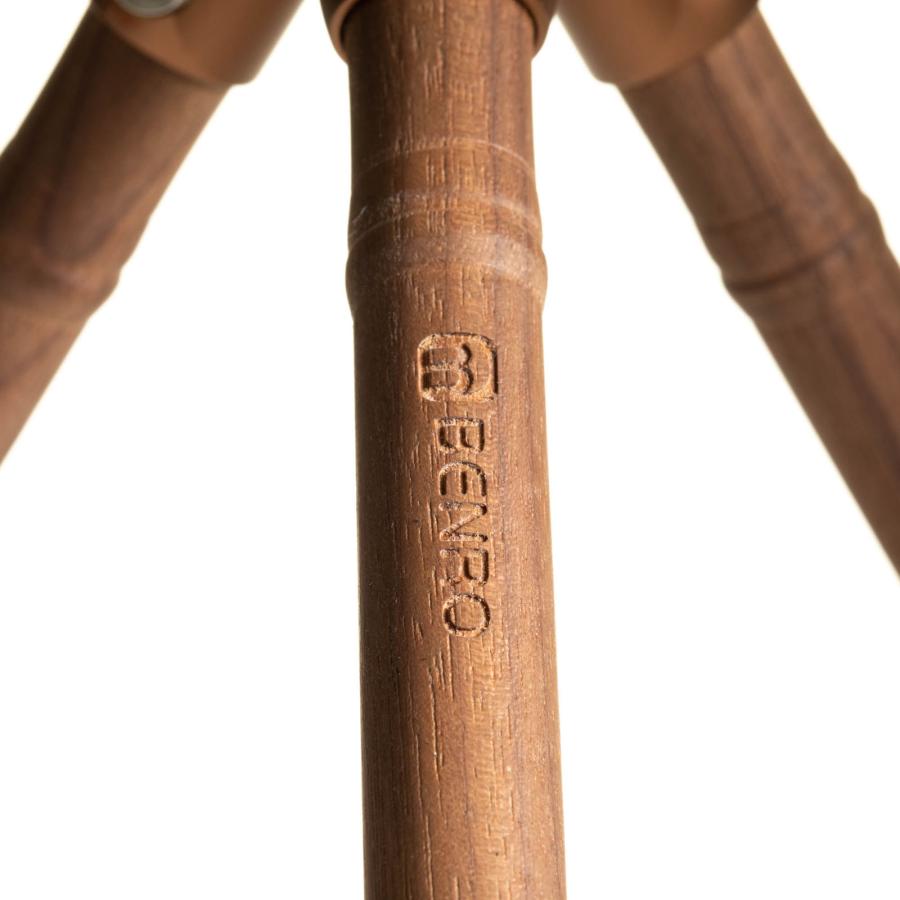 BENRO TPKWE テーブルポッド三脚 ウッドエディション 耐荷重3kg 最大脚17.5mm ボール雲台 アルカスイス互換 国内正規品 爆買_4