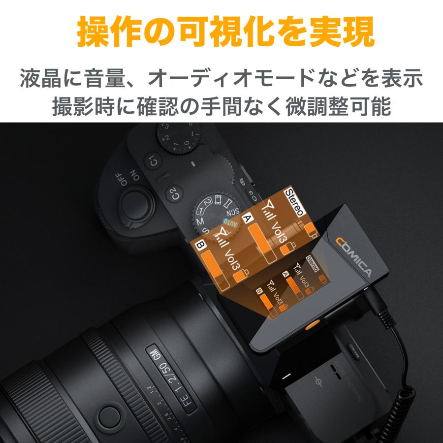 【新品】COMICA Vimo C3 ワイヤレスマイク Amazon.com: COMICA Vimo C3 Wireless Lavalier Microphone