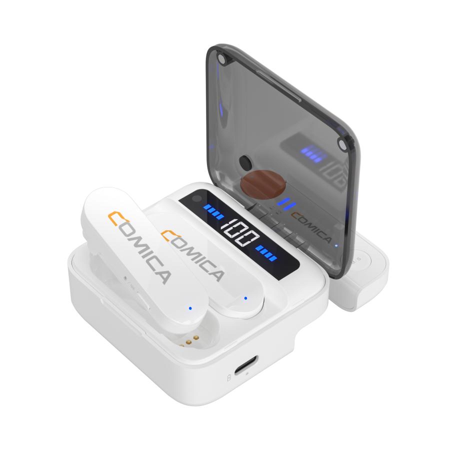 COMICA Vimo S MI ワイヤレスマイク（即購入歓迎）iPhone用 COMICA Vimo S-MI ブラック ワイヤレスマイク ラベリアマイク