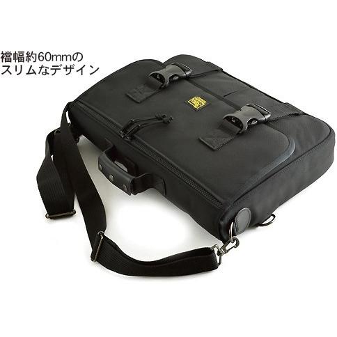 MacBook Pro 15インチ 用 4WAY 薄型 ショルダー （ バリスティック ナイロン製：ブラック ）< Apple マックブック プロ PC ビジネス バッグ >_3