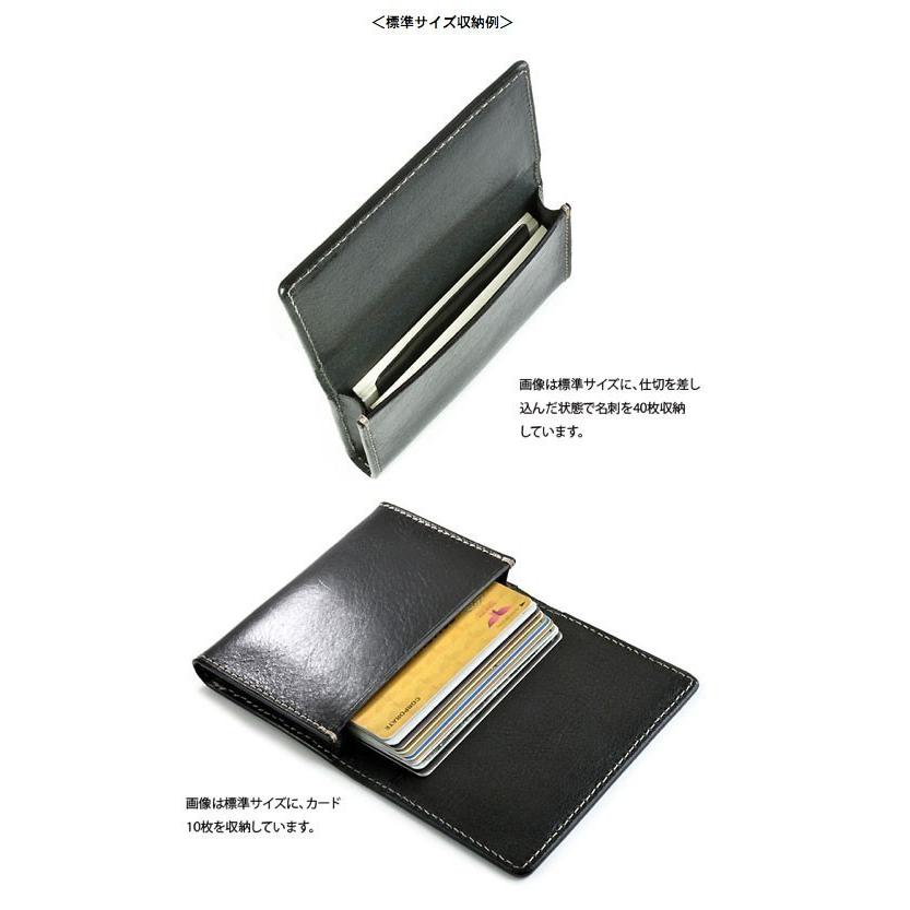 ビンテージ オイルレザー の 名刺 & カードケース ／ 標準サイズ < レザー ケース leather card case >｜vannuyswebshop｜15