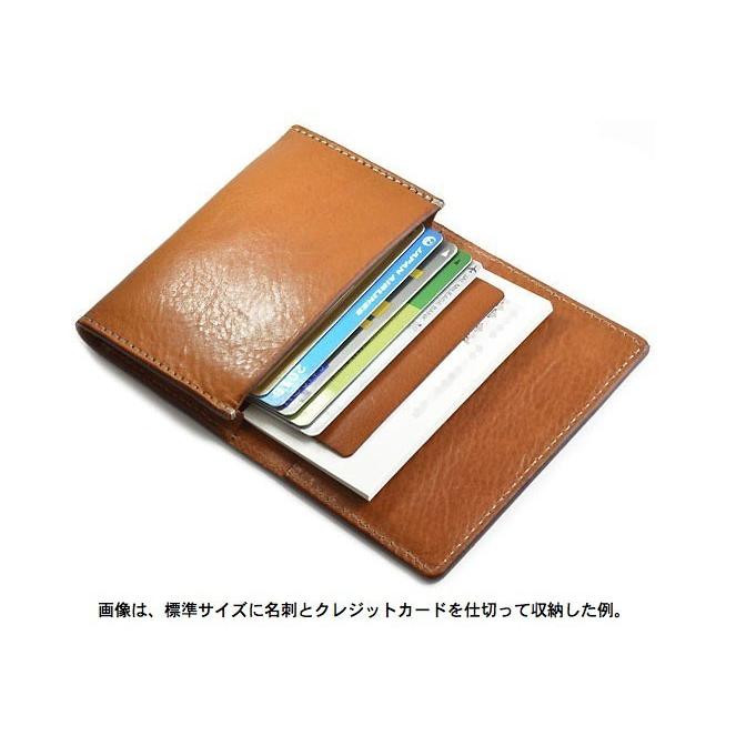 ビンテージ オイルレザー の 名刺 & カードケース ／ 標準サイズ < レザー ケース leather card case >｜vannuyswebshop｜10