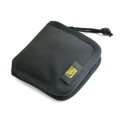 薄型 イヤフォン ケース／100／バリスティックナイロン製(ブラック