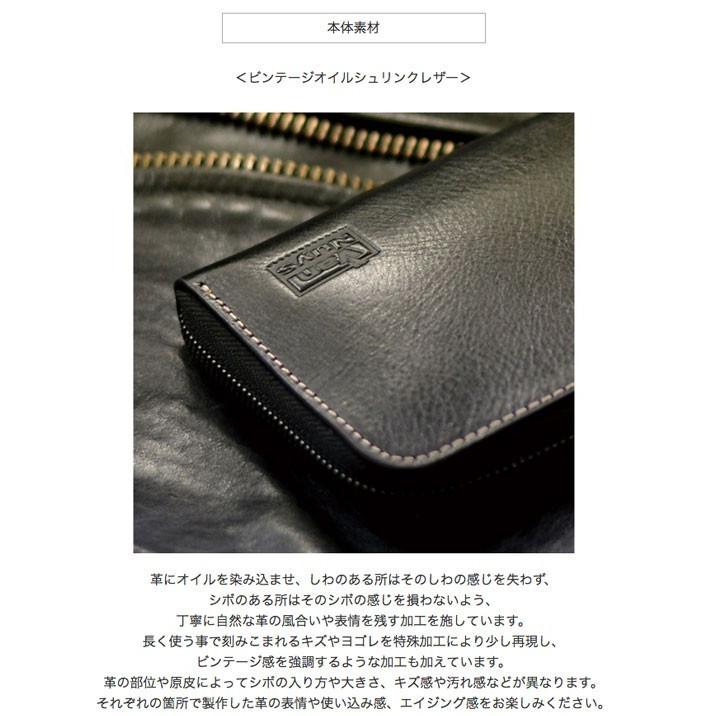 ミドルサイズ の オールインワン L型 ファスナー ウォレット < 二