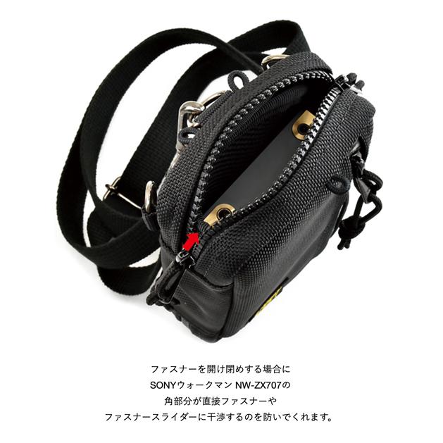 SONYウォークマン NW-ZX707対応 キャリングケース/ファスナー SONYウォークマン NW-ZX707対応 キャリングケース/ファスナー