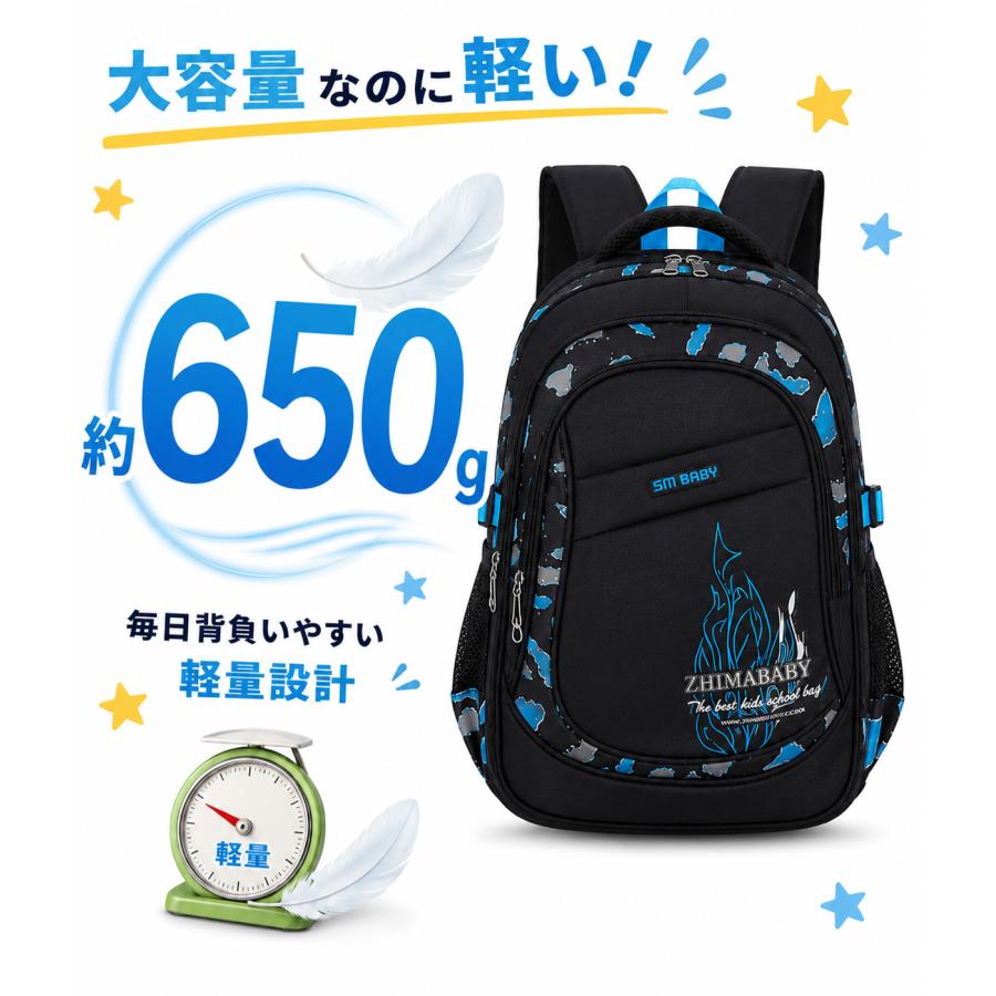 リュック リュックサック キッズバック キッズ 子供 大容量 男の子 女の子 40L 電車 25L  a4サイズ 小学生 中学生 大容量 通学リュック 遠足 通学 |  | 15