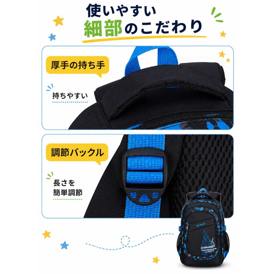 リュック リュックサック キッズバック キッズ 子供 大容量 男の子 女の子 40L 電車 25L  a4サイズ 小学生 中学生 大容量 通学リュック 遠足 通学 |  | 17