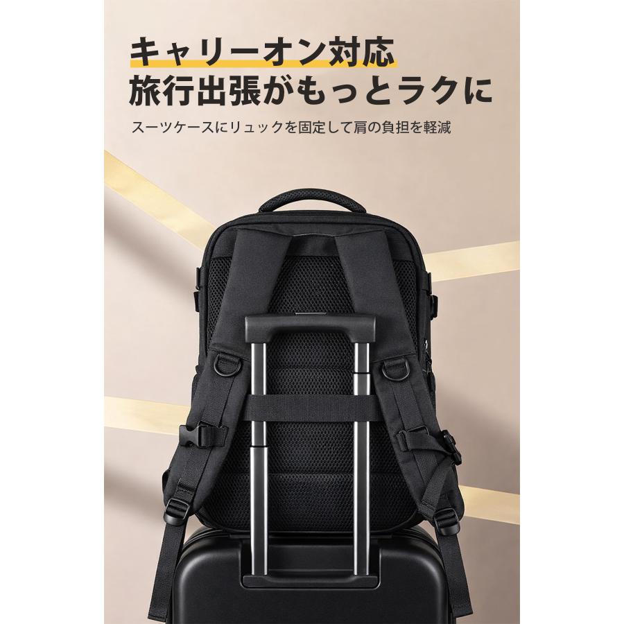 ビジネスリュック メンズ 大容量 軽量 拡張 薄型 おしゃれ pc 収納 30L 大きめ 出張 旅行 2泊3日 リュックサック カバン ビジネス 通勤 通学 |  | 09