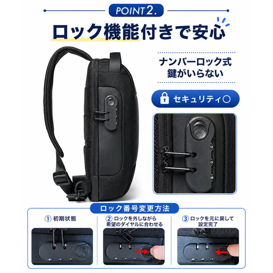 ボディバック ショルダーバック レディース メンズ 斜めがけ 大容量 小さめ バッグ 軽い 収納 ipad ワンショルダー 防水 出張 多機能 通勤 通学 旅行 |  | 14
